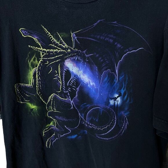VTG Dragon T Shirt XL - Picture 2 of 4